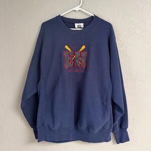 Lee Men's Dark Blue Crewneck NY East Hampton Sweater XL